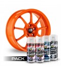 Pack 'Paint Your Wheels' Acrylic ORANGE