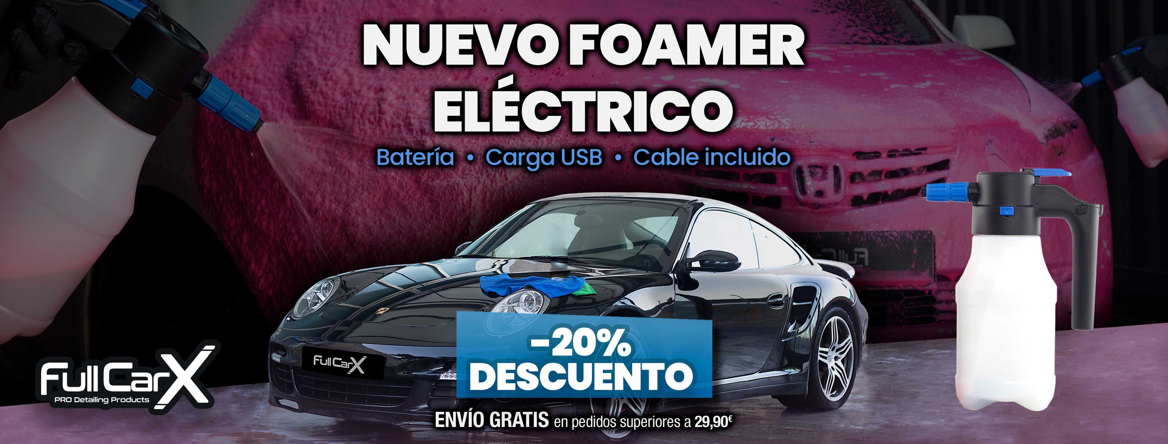 FOAMER ELÉCTRICO FULLCARX